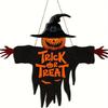 2D Halloween Wooden Sign Spooky Ghost Pumpkin DIY Halloween Welcome Sign with Rope Halloween Wood Ornament