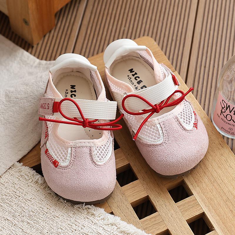 Breathable Non-Slip Ballet Sandals for Kids - 2026 Casual Summer Mesh Shoes for Girls 22