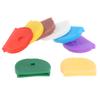 10Pcs Mixed Colors Rubber Soft Key Locks Keys Cap Key Covers Topper Keyring