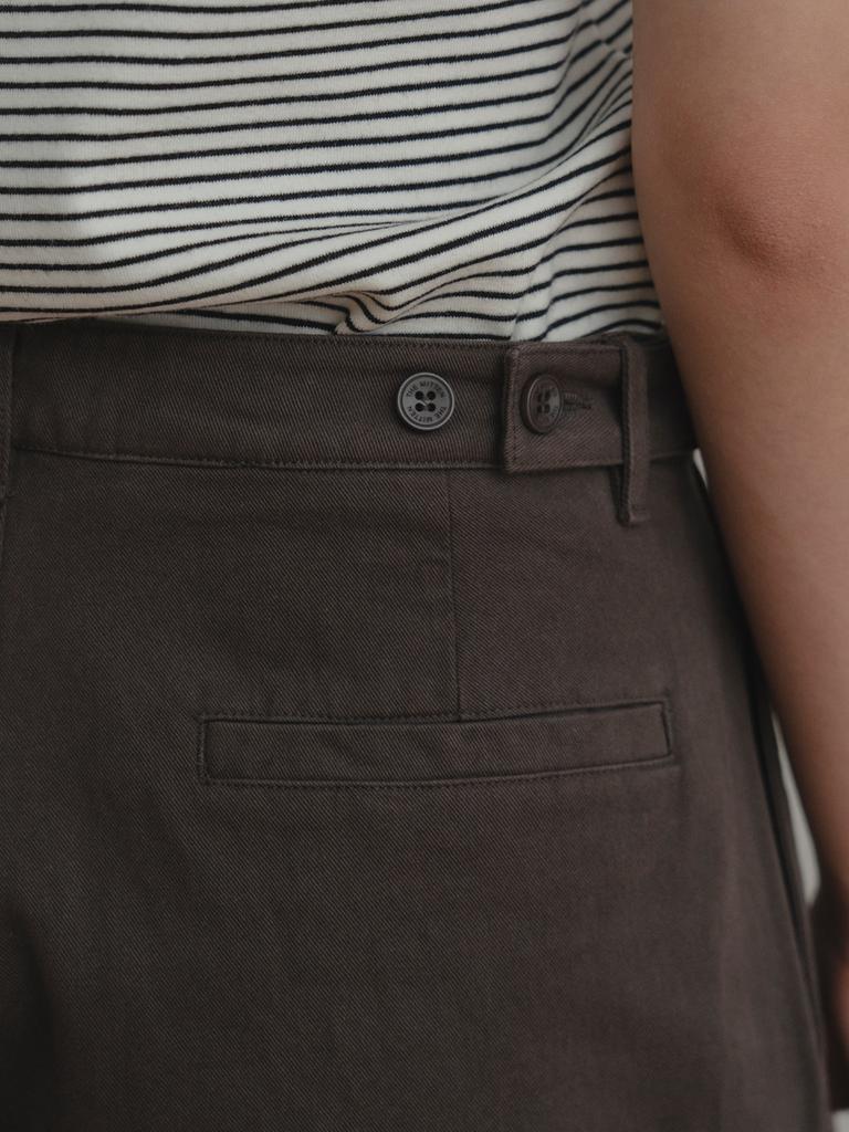 Deomiteun Slug Cotton Pants (Bark)
