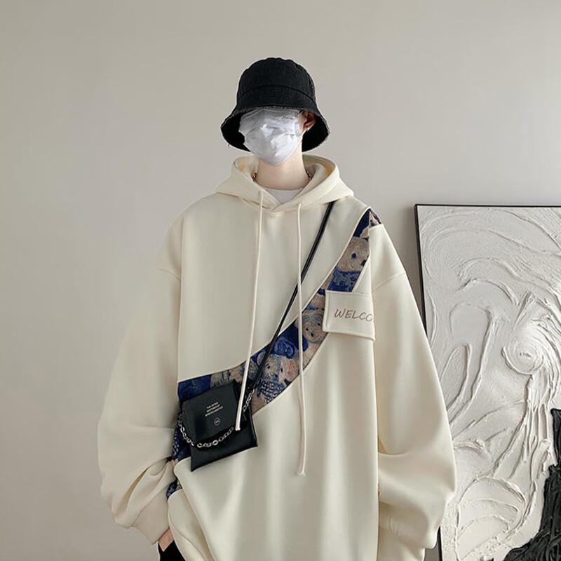 NASA MARVEL Men's Casual Hooded Pullover Sweatshirt