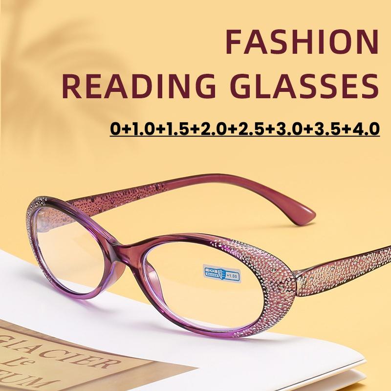 Women Men's Reading Glasses Luxury Brand Designer Anti Blue Light Blocking Farsighted Presbyopia Prescription Eyeglasses Diopter