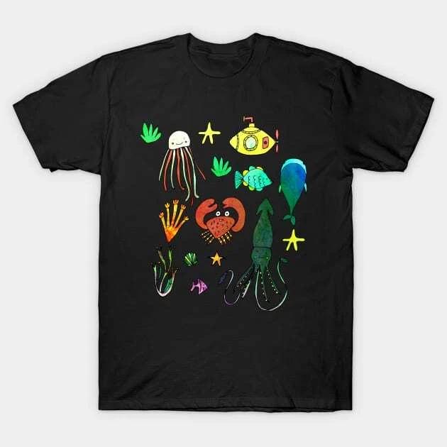 Nautical Bioluminescence Made in Australia T-Shirt 2XL