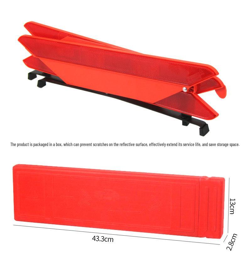 Vehicle Safety Reflective Triangle Warning Sign