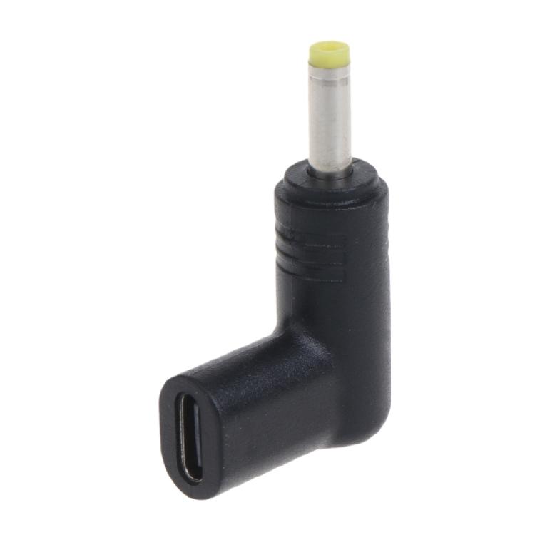 90 Degree Type-C Plug Converter USB-C Female to DC5V Male Jack 4.0x1.7mm Adapter