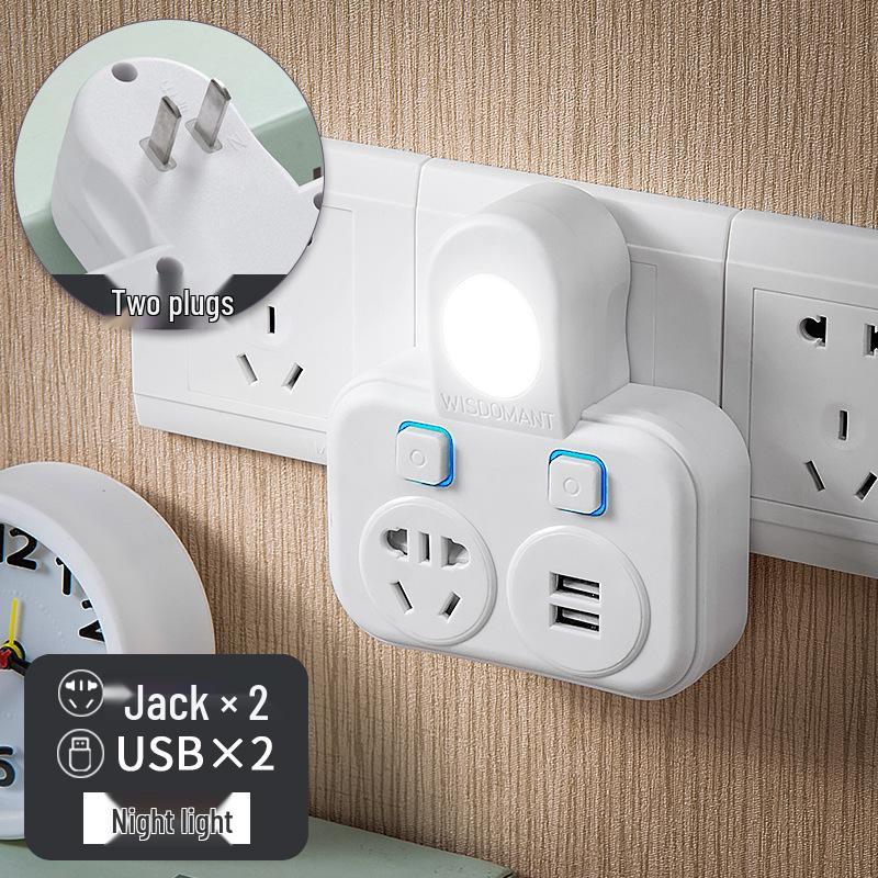 

Бездротовий багатофункціональний подовжувач та адаптер з 2-контактною вилкою