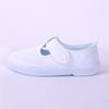 2025 Spring Kindergarten Children's Canvas Shoes Large Size Classmates Small White Shoes Dance Shoes Children's White Cloth Shoes