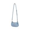 Coach Teri 25 Classic Monogram Jacquard Zipper Closure Handbag Women Handbags Cornflower-Blue Multicolor CH139-SVM6A