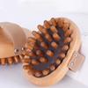 Natural Wood Massage Brush - Handheld Body & Scalp Massager with Wooden Beads, Stress Relief for SPA & Daily Use
