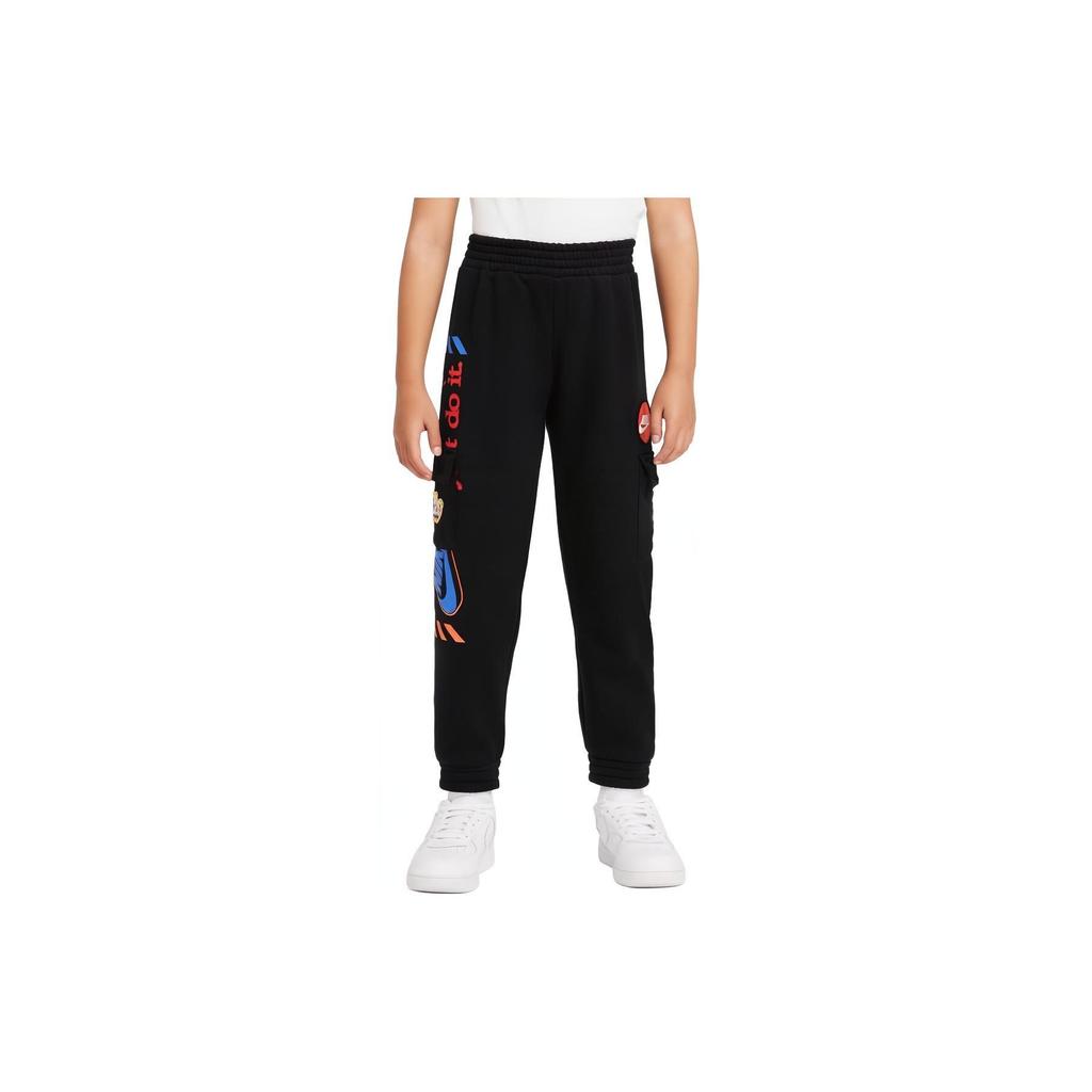 Nike Fleece Soft Comfortable Casual Knitted Sports Pants Kids bottoms Black DQ3891-010