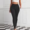 Fashion Women's Sexy Hip Lift Button Casual Party Jeans With Pockets Pants