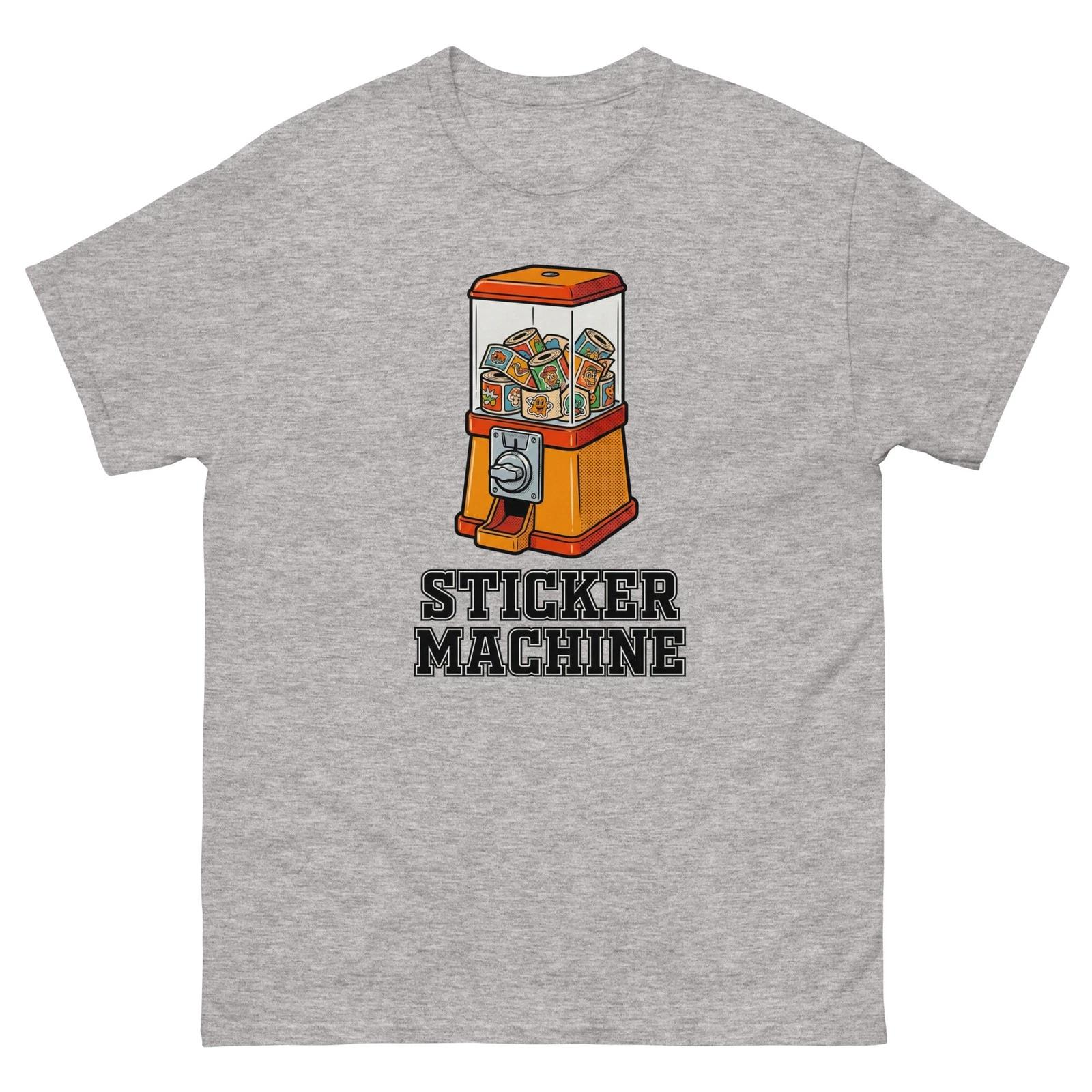 

Sticker Machine Image Cartoon Funny T-Shirt S