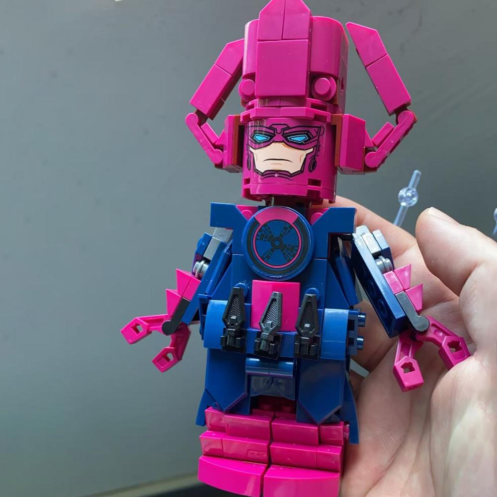 MOC 227Pcs Hot Famous Hero Movie Moc Galactus Character Figures Model Custom Puzzle Creative Ideas Kids Toys Birthday Gifts