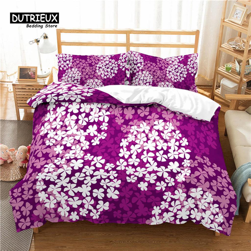 

Comforter Luxury 3D Flowers Print Home Living Comfortable Bedding Set Queen And King Eu/Us/Au/Uk Size Comforter (quilt)-EU Single(135*200cm)3pcs