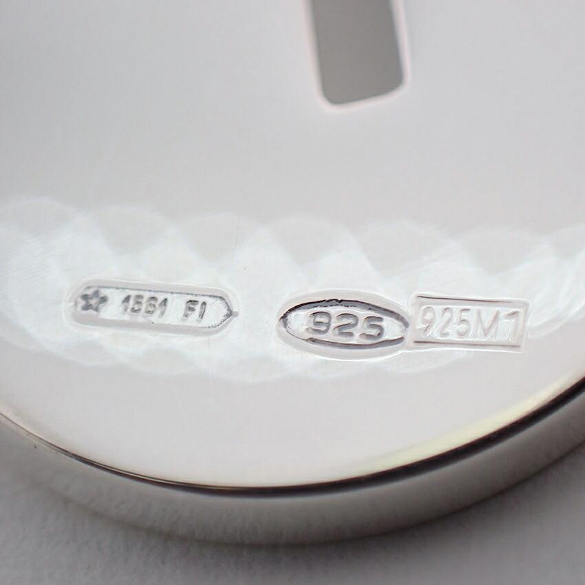 [Pre-owned] GUCCI 925 No. 7 Plate Pendant/Necklace/j50-10