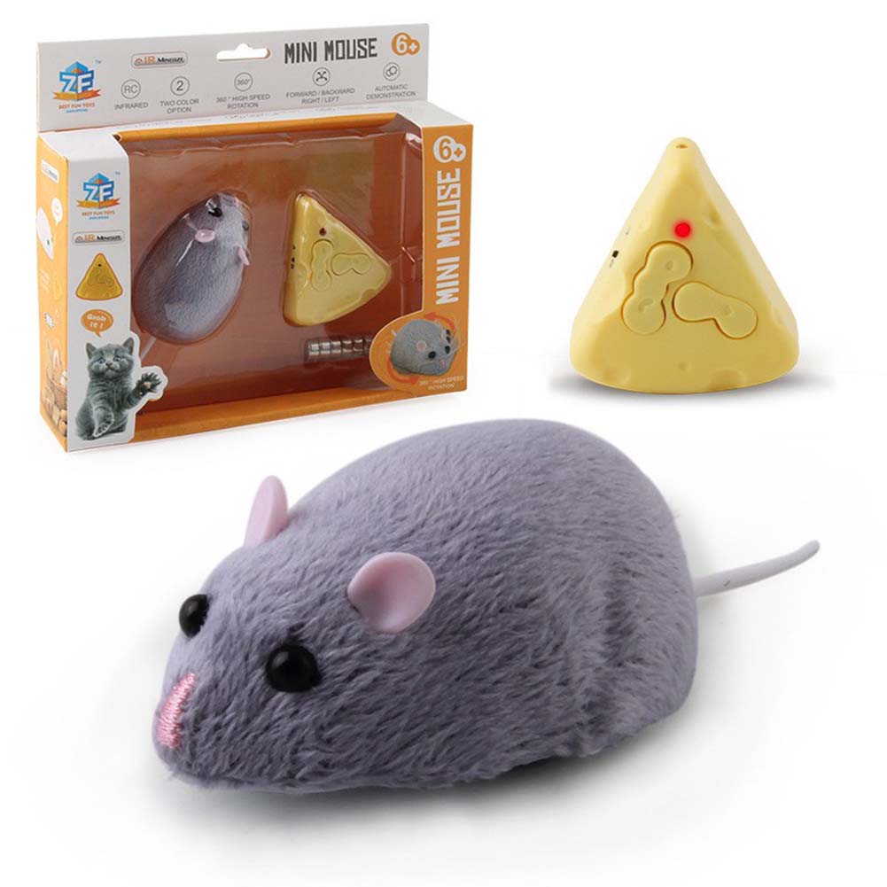 Wireless Remote Control Rat Toy Simulation Infrared Electronic Mouse Model For Cat Dog Scary Trick Toys