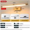 Luce a Specchio LED Telescopica Pieghevole per Armadietto del Bagno o Studio