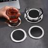 6PCS/SET Waterproof Non-Slip Coaster Minimalist Insulation Cup Mat  Table Decor