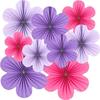 Pink Paper Fans Hanging Backdrops Decoration New Paper Fan Flower  Wedding