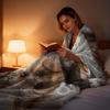 1Pc  Ultra Soft Yorkshire Terrier Print Flannel Throw Blanket For Pet Lover Cozy Warm Fuzzy Blanket For Home Couch Bed