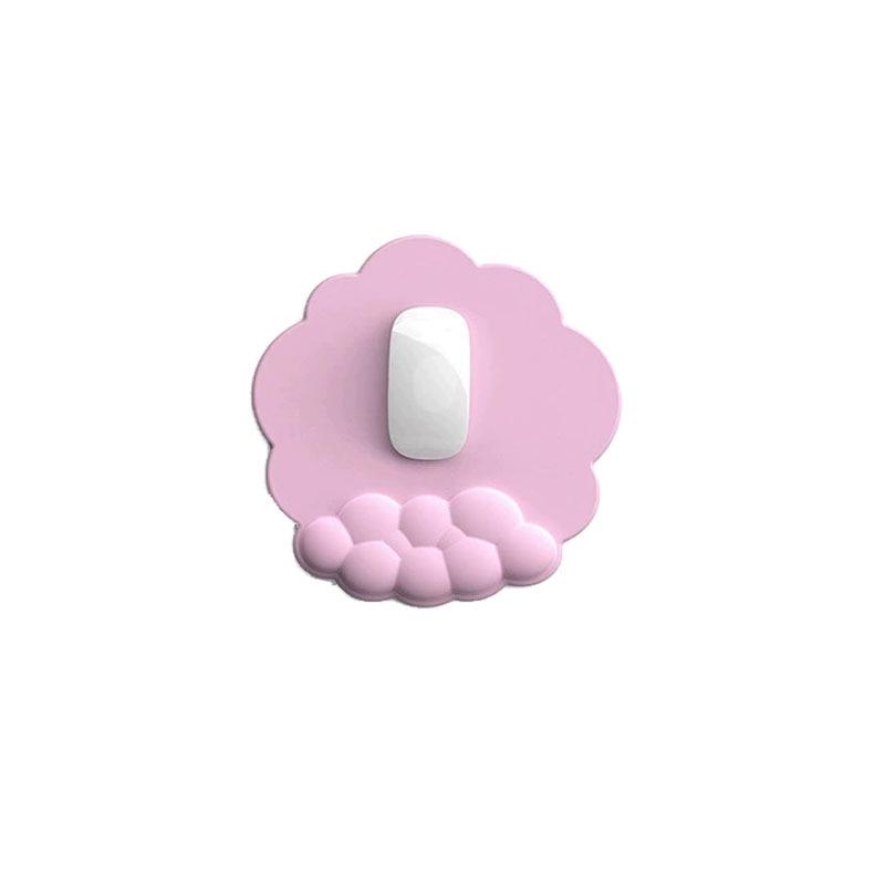 High-Value Silicone Cloud Wrist Rest Mouse Pad and Keyboard Support - Office Essential