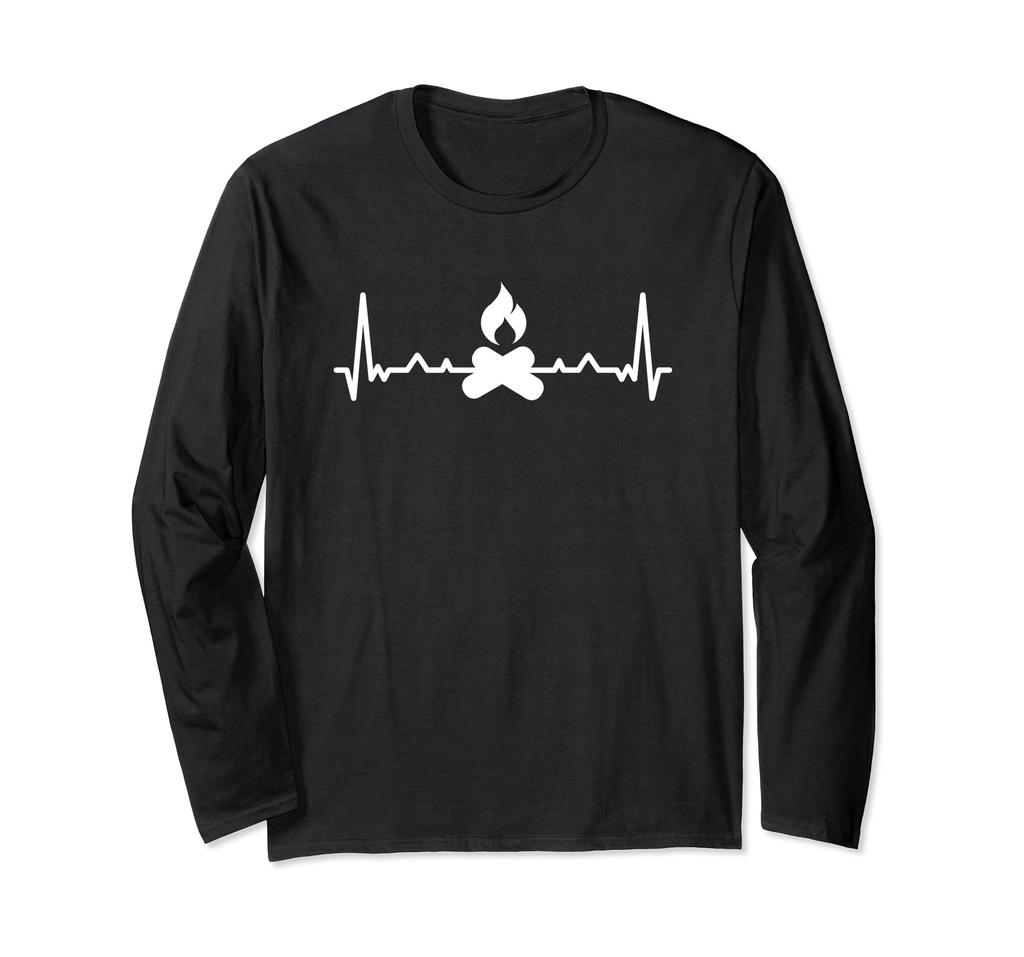 Camper Heartbeat Camp Long Sleeve T-Shirt