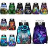 Minecraft Pattern Double Sided Schoolbag Backpack Breathable Bag Fashion Gift