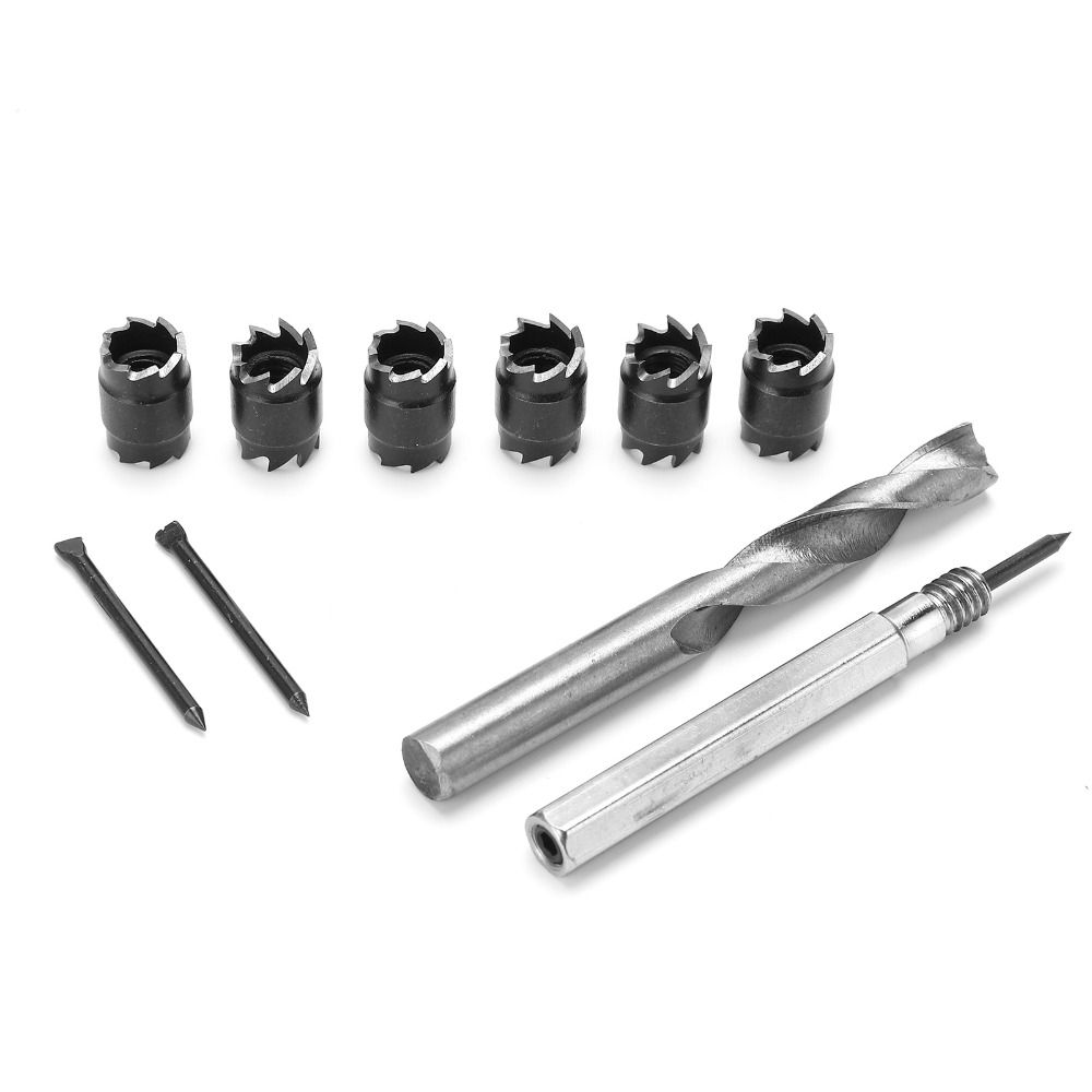 10Pcs High Speed Steel (HSS) Rotary Spot Weld Cutter