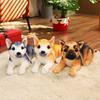 30cm Realistic Pet Dog Plush Toys  Husky  Dalmatian  Beagle Stuffed Animal Dolls  Graduation Season Gift Cute Companion Decor