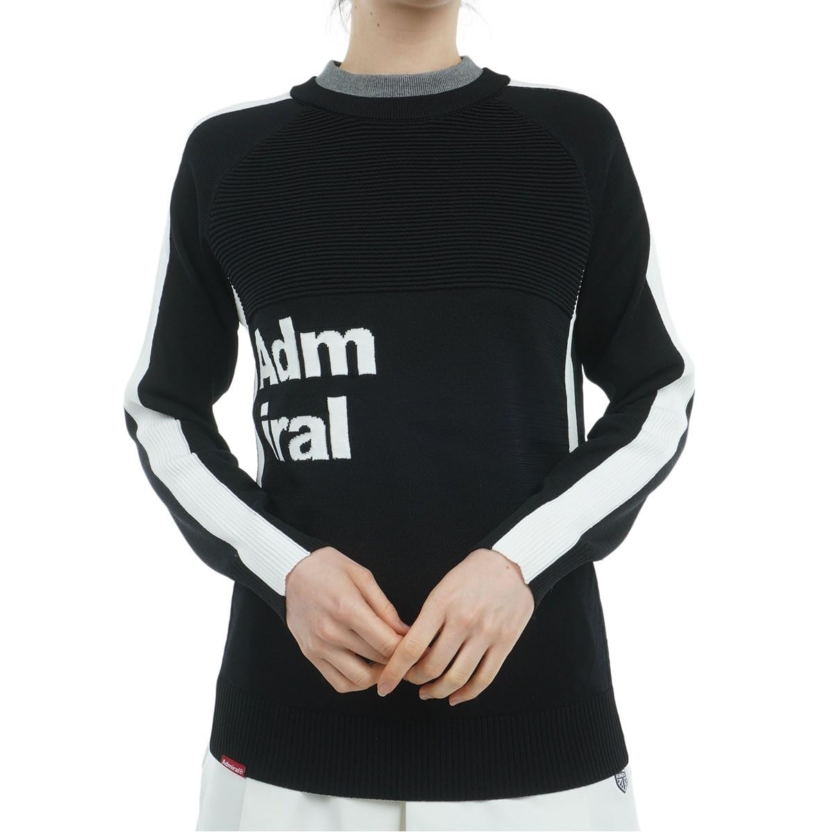 

Admiral Golf Layered Neck Crew Sweater ADLA458