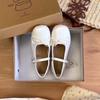 New Style Popular Ballet Flats Women's Mary Jane Shoes Round Toe Women's Luxury Shoes Bow Silk Satin Flats Women Shoes Plus Size