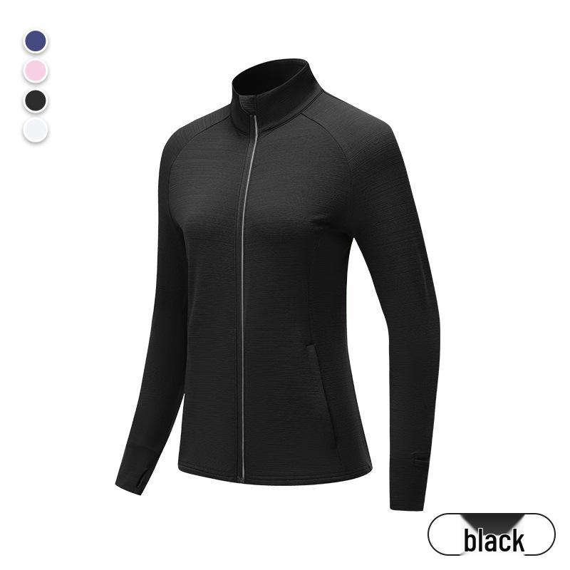 Unisex Quick-Dry Long Sleeve Sports Jacket for Autumn/Winter