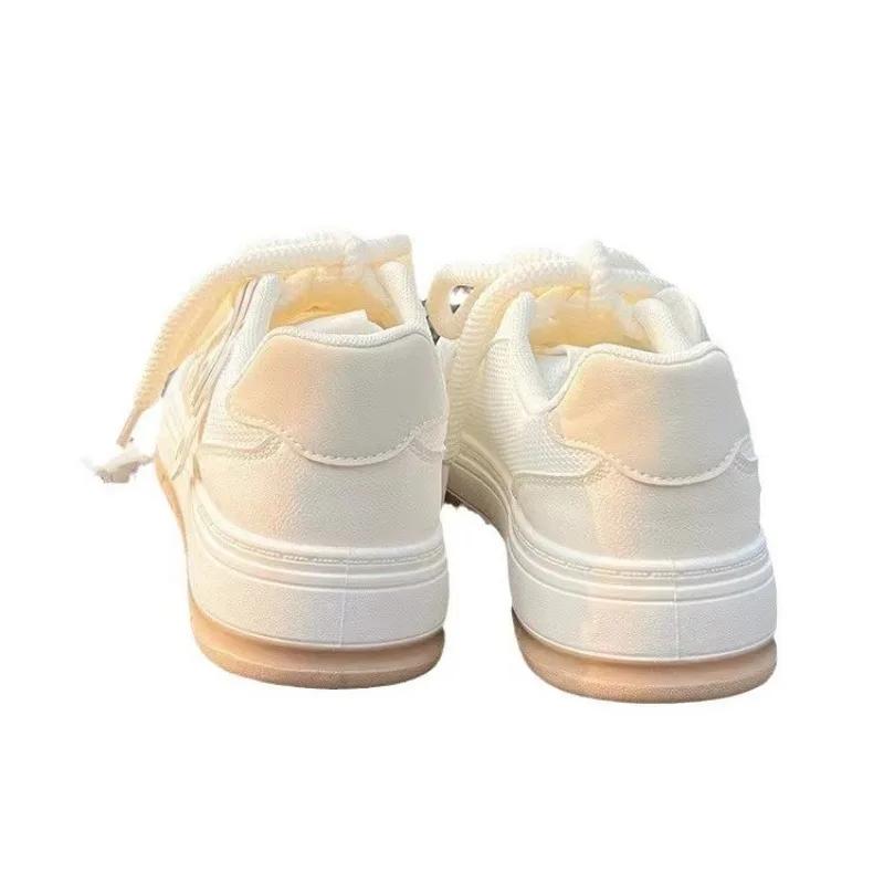 Kadın Spor Ayakkabı Rahat Kawaii Kanvas Yeni Çok Yönlü Kalın Alt Ayakkabı Kadın Düz Tabanlı Vulkanize Spor Ayakkabı