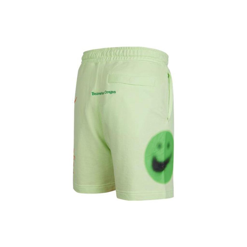 Nike NSW FT Shorts With Large Logo Print Knit Sport Regular Fit Men Bottoms Green DA0646-383