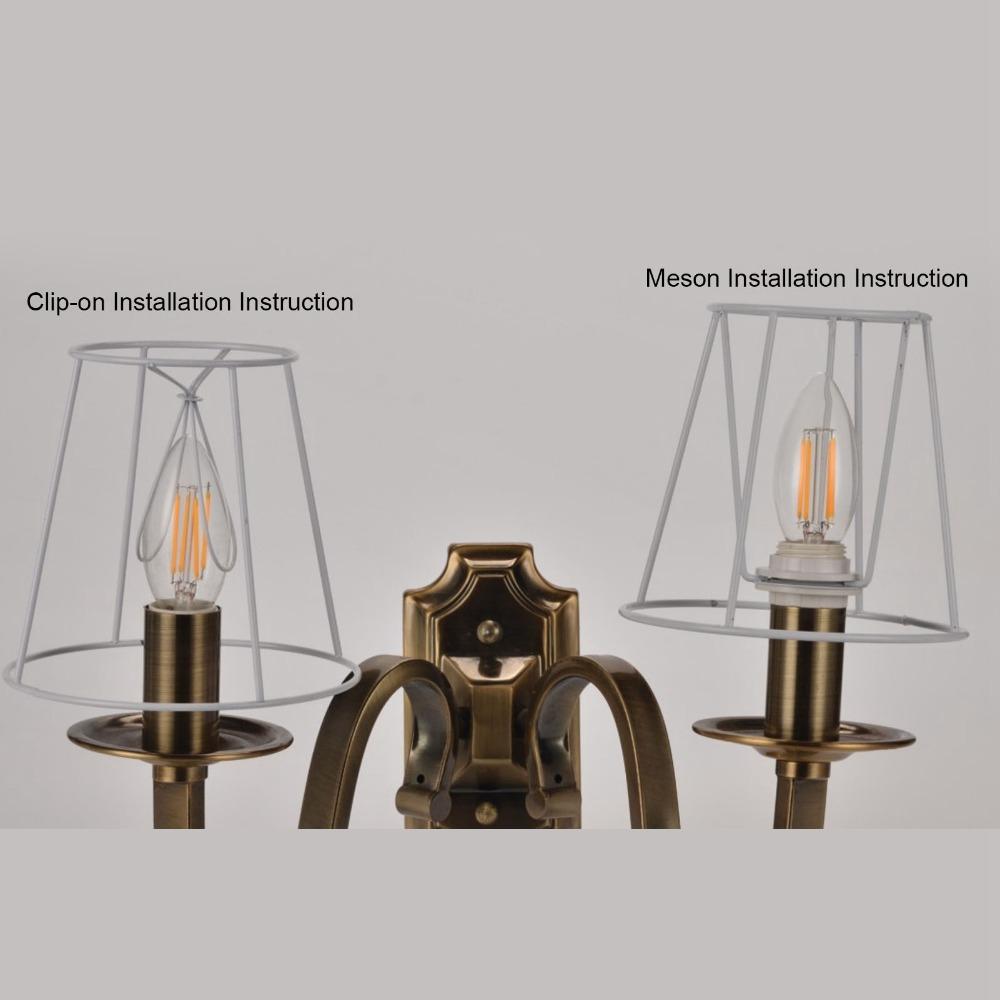 3PCS Clip On Design Lampshade Fabric Small Lamp Shades Simple Wall Lamp Shade  Floor Lamp