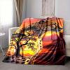 1pc Cheetah Print Blanket Lightweight Flannel Blanket Throw Blanket For Sofa, Bed, Travel, Camping, Livingroom, Office yy251015105