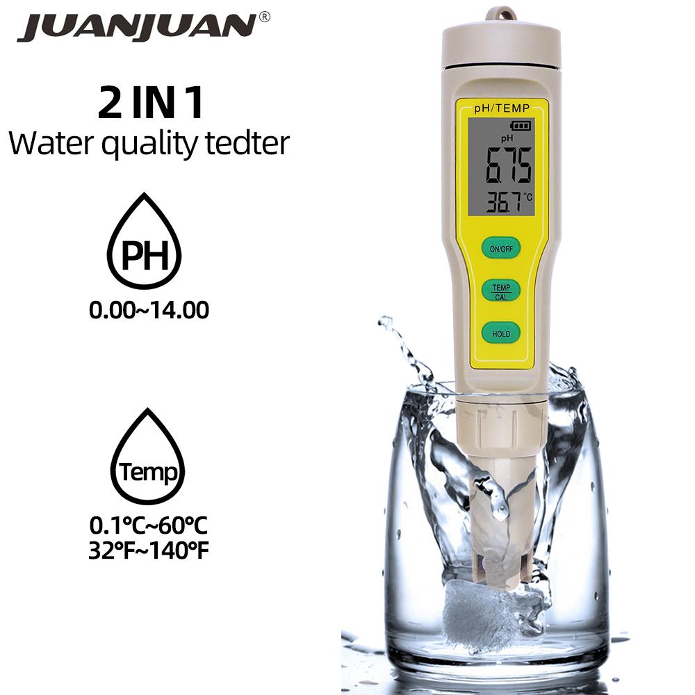 

2 In 1 Digital PH Tester ATC PH-03 LCD PH/Temp Meter Aquarium Safe Pool Water Wine Urine Tester Analyzer High Quality Russian Federation