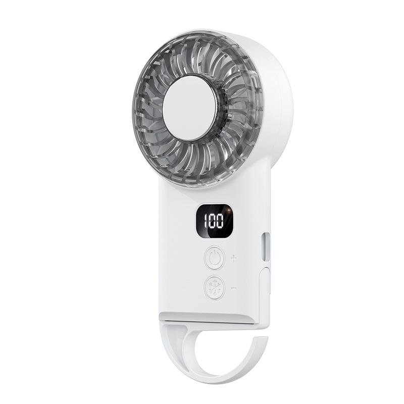 Creative Portable Ultra-thin Handheld Fan with 100-Speed Adjustment and Charging - Ideal for Outdoor Use