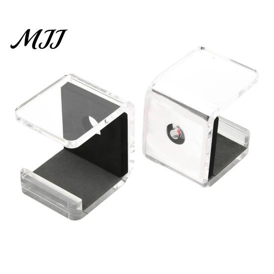 Langlebiger Hockey-Schlägerständer 2 Stück Acryl-Wandmontage-Rack, Platzsparendes horizontales Display-Ausrüstungsaufbewahrungshalter, Stabiles Rack mit Schutzpolsterung für