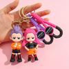 Creative Kpop Demon Hunters Little Tiger Keychain Pendant Cartoon Anime Monster Hunt Girl Key Ring Bag Hanging Decoration Gift