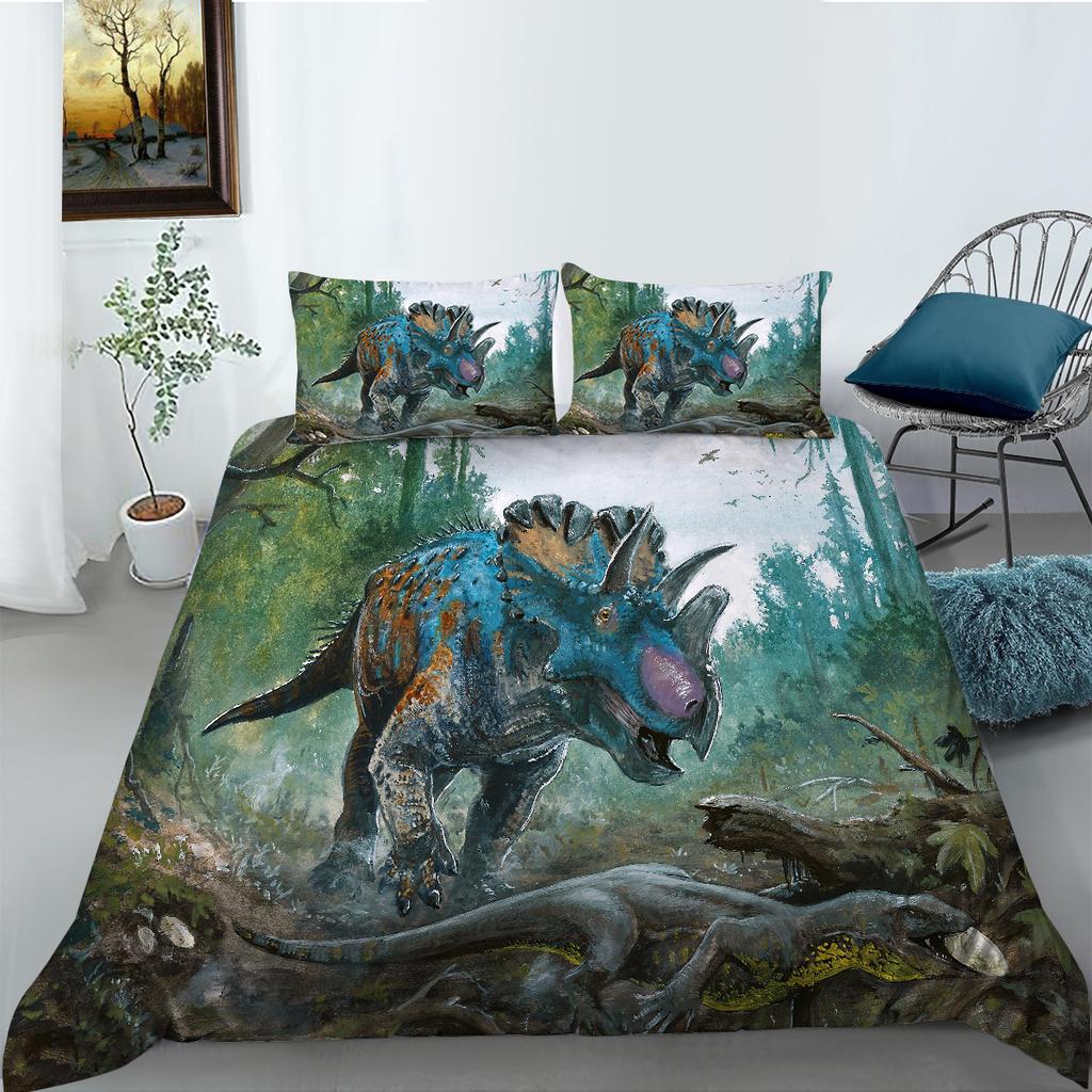 3D Digital Printing Polyester Bedding Two-Or Three-Piece Dinosaur Series