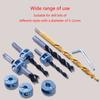 Woodworking Drill Stop Collar Set 5mm-11mm Drilling Bit Depth Stopper Ring Zinc Alloy High Quality
