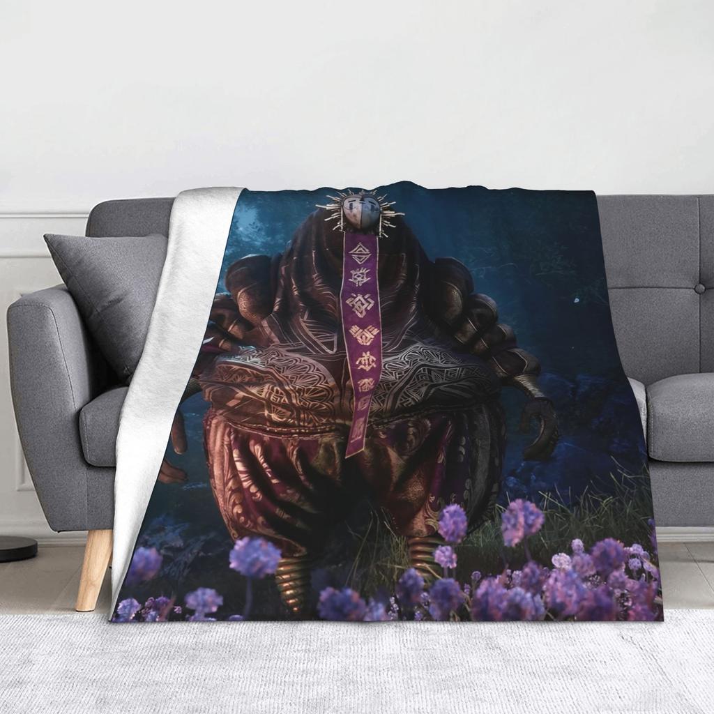 Expedition 33 Esquie Lustige Zitate Decken Fleece Clair Obscur Weiche Überwurfdecken für Schlafzimmer Sofa Bett Teppich