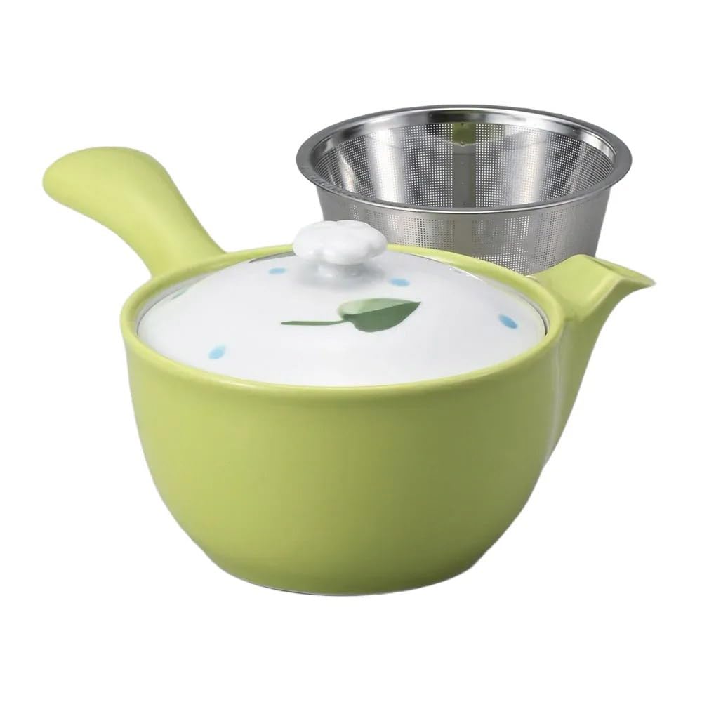 

Плоский заварочный чайник Leaf SS Arita ware [11,5×8,5 см](325 куб.см)]