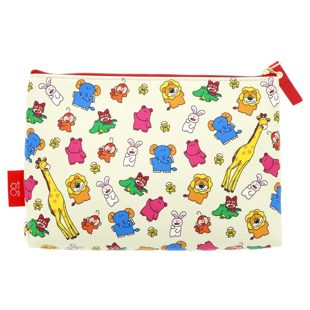 Sunstar Stationery Tabekko Animal Sheet Case Seapo Push S2318520 Pouch, Animal,