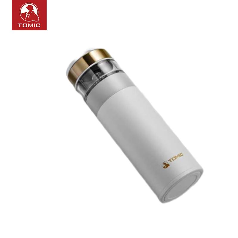 TOMIC Ceramic Lined Tea Infuser Insulated Bottle 370ml