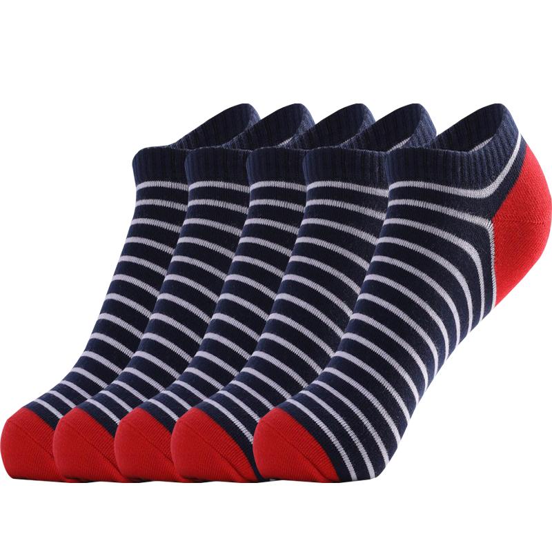 Quality Mens Pairs High 5 Socks Summer Large Size Breathable Man Sock Cotton Shallow Mouth Lowtop Male New