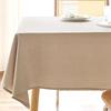 Waterproof, Oil-proof, Stain-resistant, and Wrinkle-resistant Linen Cotton Tablecloth, Suitable for Weddings, Daily Use, Dining