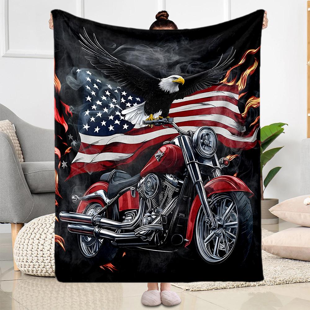 Motocross Adventure Sport Flanelldecke - Weich und geeignet für Sofas, Betten, Büros, Reisen, alle Jahreszeiten und das beste Geschenk für die Feiertage.