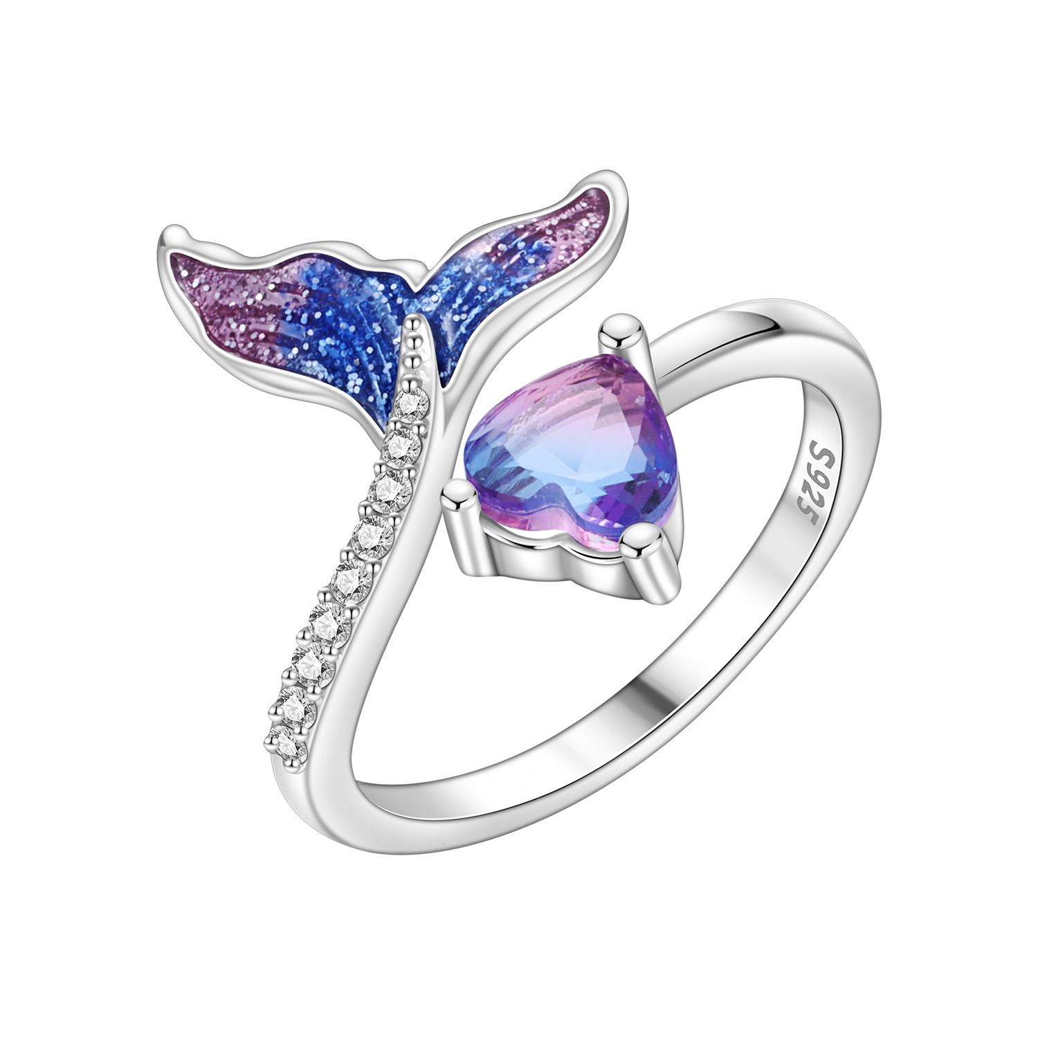 

Orstarry S925 Silver Love Opening Ring For Women Original Finger Ring Jewelry Party Fine Trendy Gifts